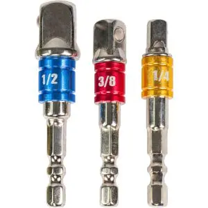 Комплект адаптери за вложки 1/4", 3/8", 1/2" Topmaster Professional, (35930066)