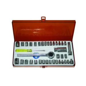 К-кт инструменти 40 части 1/4" & 3/8" 4-16mm мет. кут. GADGET, (35927423)