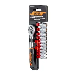 Тресчотка с вложки к-т 11 части 1/4" 4-13mm GADGET, (35927438)