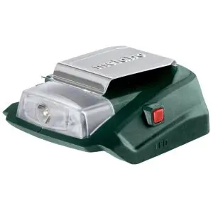 Зарядно USB акум. 2 А + фенер METABO PA 14.4-18 LED, (35928787)