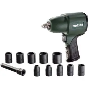 Гайковерт пневматичен 1/2" 360 Nm METABO DSSW 360 Set, (35929023)