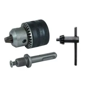 Патронник за борм. 1/2" 13mm с ключ + адапт. SDS-plus, (35929444)