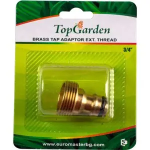 Адаптер 3/4" за кран външна резба месингов TG GADGET, (35928187)