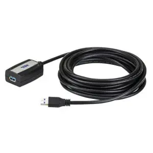 Удължителен кабел ATEN UE350A, USB-A мъжко - USB-A женско , 5 м, USB 3.0, Черен, (35935057)