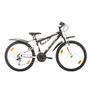 Велосипед Probike PROBIKE, SPEED 24", FSP, BLACK MATT детски велосипед FULL SUSPENSION, 28252
