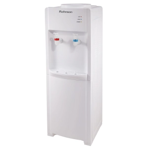 Компресорен диспенсър за вода Rohnson R-9708, 550 W/80 W, Охлаждане 2 L./h, Затопляне 5 L./h, Бял, (16720)