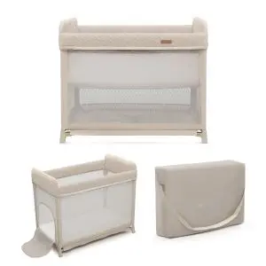 Kinderkraft MOON DREAM бебешка кошара BEIGE, (35945891)