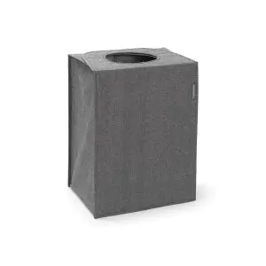 Торба за пране Brabantia 55L, Pepper Black, правоъгълна, (35941571)