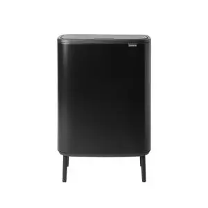 Кош за смет Brabantia Bo Touch Hi 60L, Matt Black, (35941638)