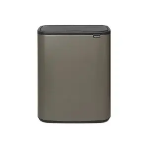 Кош за смет Brabantia Bo Touch 2x30L, Platinum, (35949745)
