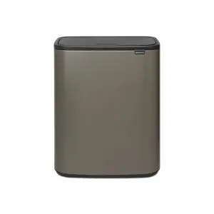 Кош за смет Brabantia Bo Touch 60L, Platinum, (35941642)