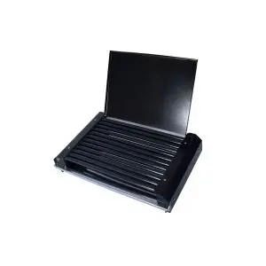 Скара Електрическа СКИТИЯ, 12 ребра, 1600W, с капак, металокерамика, (35944127)