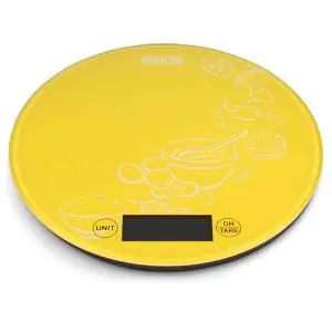 Везна Muhler KSC-2026R ел.кухненска, жълт, 5kg, (35941842)