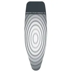 Калъф за маса за гладене Brabantia D 135x45cm с топлоустойчива зона за ютия, 8mm, Titan Oval, (35941966)