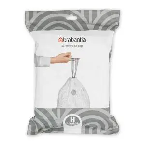 Торба за кош Brabantia PerfectFit Touch/Push/Big Bin размер H, 50-60L, 40 броя, пакет, (35942408)