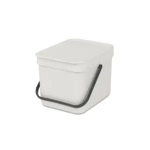 Кош за смет за разделно събиране Brabantia Sort&Go 6L, Light Grey, (35942418)