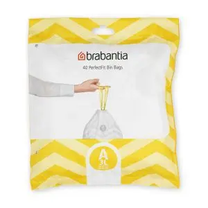 Торба за кош Brabantia PerfectFit Sort&Go/Touch размер A, 3L, 40 броя, пакет, (35942443)