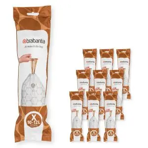 Торба за кош Brabantia PerfectFit NewIcon/Bo размер X, 10-12L, 200 броя, кутия, (35942460)
