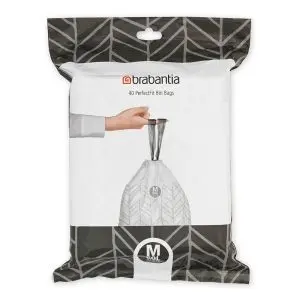 Торба за кош Brabantia PerfectFit Bo размер М, 60L, 40 броя, пакет, (35942468)