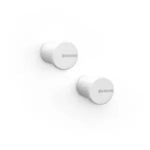 Комплект закачалка за кърпа Brabantia MindSet Mineral Fresh White 2 броя, (35942519)