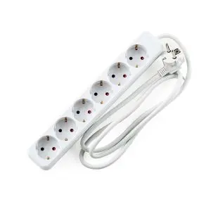 Разклонител Muhler 6G, Шуко, 1.5mm2,  1.5m дължина, (35942657)