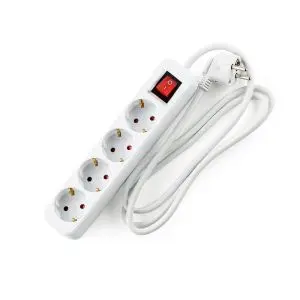 Разклонител Muhler с ключ, 4G, 1.5mm2,  1.5m дължина, (35942659)