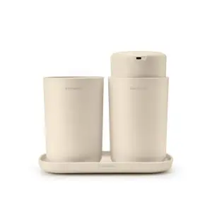 Комплект аксесоари за баня Brabantia ReNew Soft Beige 3 части, (35942705)