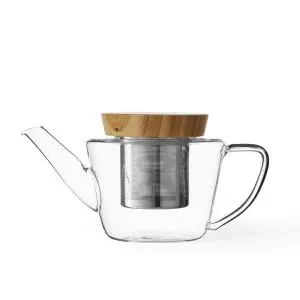 Чайник с цедка VIVA Infusion 500ml, с бамбуков капак, (35942945)