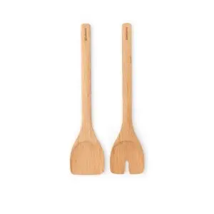 Комплект за сервиране на салата Brabantia Profile Wooden, (35943092)