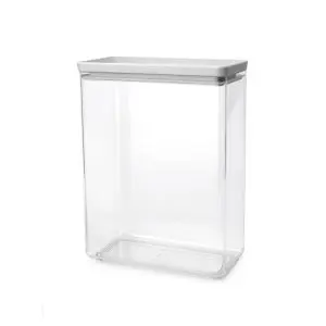 Кутия за съхранение на продукти Brabantia Tasty+ Stackable 5.4L, Light Grey, (35943340)