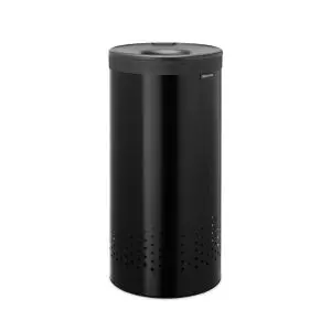 Кош за пране Brabantia 35L, Matt Black, пластмасов капак, (35943370)