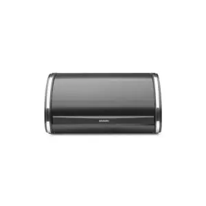 Кутия за хляб Brabantia Roll Top, Matt Black, средна, (35943654)