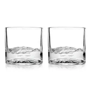 Комплект чаши за уиски LIITON Smoky Mountain 230ml 2 броя, (35944869)