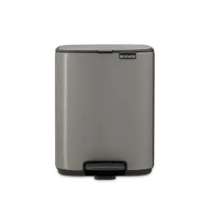 Кош за смет Brabantia Bo Pedal 7L, Platinum, (35946903)