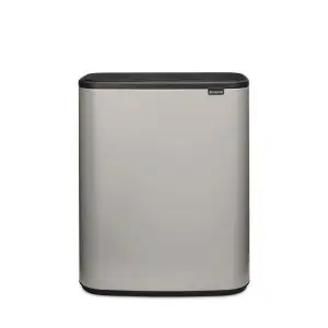 Кош за смет Brabantia Bo Touch 2x30L, Soft Grey (35948225)