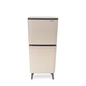 Кош за смет за разделно събиране Brabantia SortUp Hi 20+10+10L, Soft Beige, (35948588)