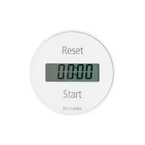 Таймер кухненски Brabantia White, дигитален, с магнит, (35940705)