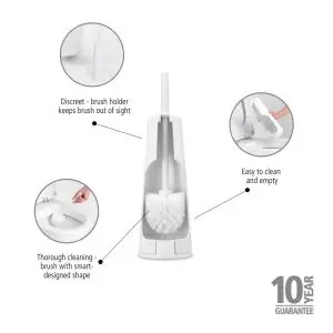 Четка за тоалетна Brabantia ReNew White, (35940713)