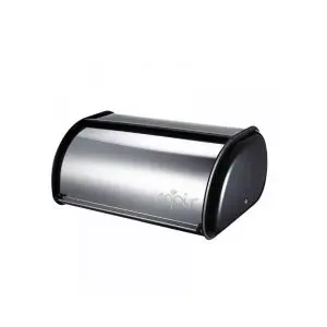 КУТИЯ ЗА ХЛЯБ SAPIR SP-1225-BBA, д.-35.5см./ш.-23см./в.-14.5см./0.33мм., неръждаема стомана, Черен, (18463)