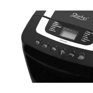 Хлебопекарна с две бъркалки ZEPHYR ZP 1446 E, 800W, 900-1250 гр, 12 програми, Таймер, Книжка с рецепти, Черен, (18754)
