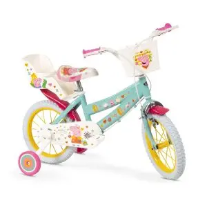 Детски велосипед Toimsa 14 инч. Peppa Pig зелено 1498, (35945915)