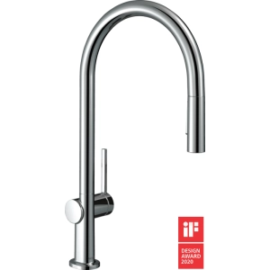 Смесител за кухня hansgrohe Talis M54-H210, pull-out spray, 2jet,, (21977)
