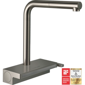 Смесител за кухня Hansgrohe Aquno Select M81-H250, Stainless Steel Finish, pull-out spray, 2jet, sBox, (21996)