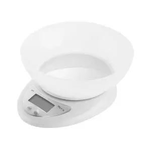 Кухненска дигитална везна SAPIR SP 1651 M, 5 кг, LCD екран, Купа 600 мл, Бял, (18479)