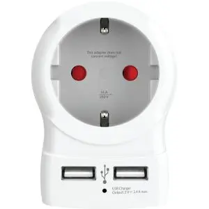 Skross контакт с 2 x USB порта, (35934264)
