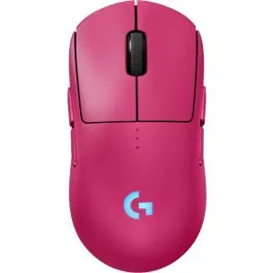 Геймърска мишка Logitech G Pro 2 Lightspeed Wireless - Magenta, (35938785)