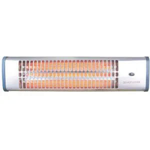 Кварцова печка за баня sapir sp 1972 lb, 1200w, 3 нагревателя, 3 степени на мощност, предпазител, (18540)