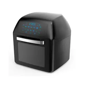Мултифункционална фурна с горещ въздух ZEPHYR ZP 1980 AO PRO, 1500W, 12 литра, 8 приставки, 10 функции, Черен, (18281)
