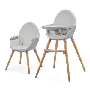 Kinderkraft FINI 2 столче за хранене GREY, (35943822)