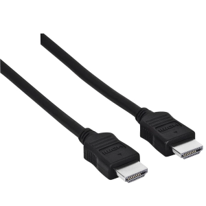 Кабел HAMA 205001, HDMI мъжко - HDMI мъжко,10.2 Gbit/s, 1080p, 3 м, Екраниран, Черен, (35934159)